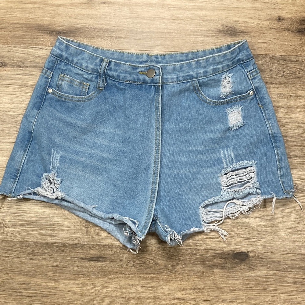 Demin Skorts